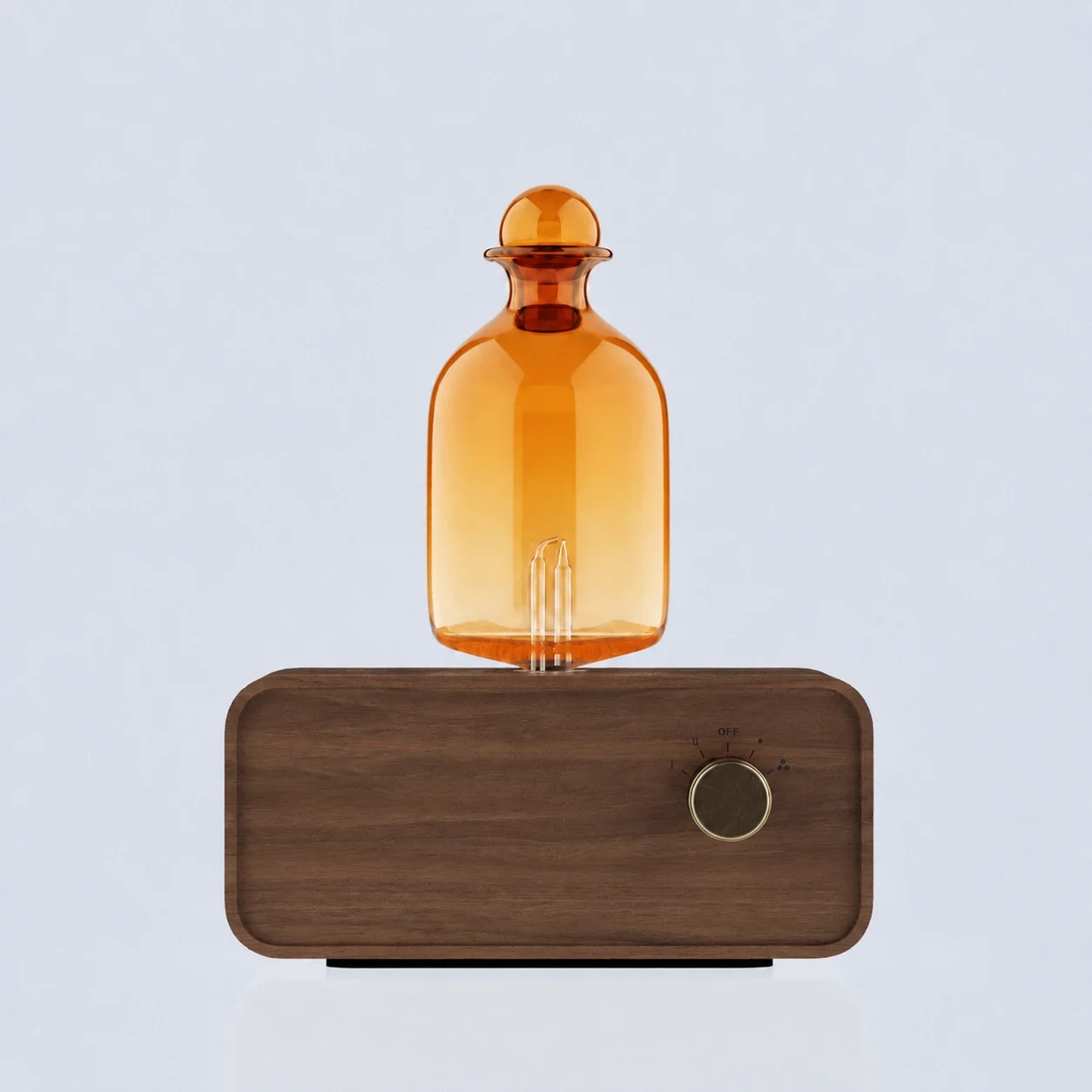Home Fragrance Oud - Ароматизатор-небулайзер из янтарного стекла с винтажной