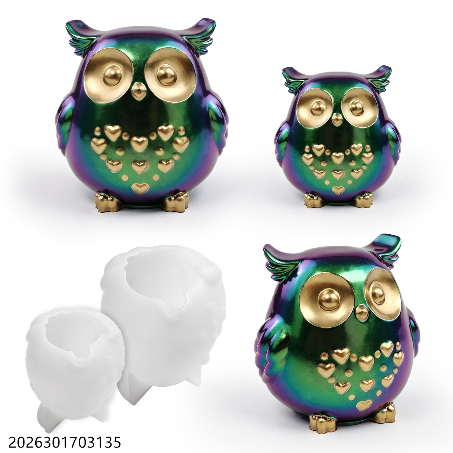 Home Fragrance Gift - Силиконовая форма «Сова» 3D, набор для