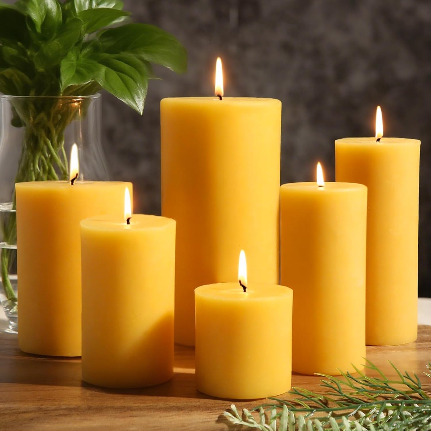 Набор из 6 свечей из пчелиного – обзор и цена Home Fragrance Non Toxic